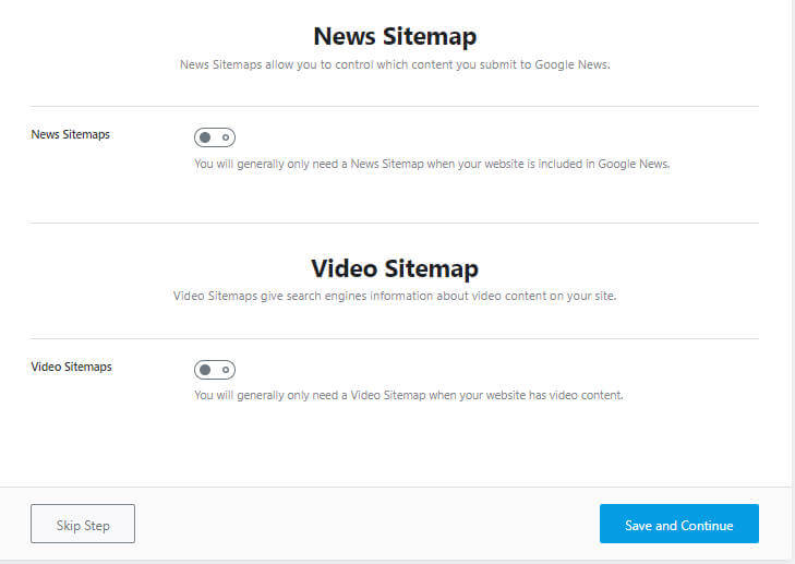 設置 Sitemap 收錄範圍